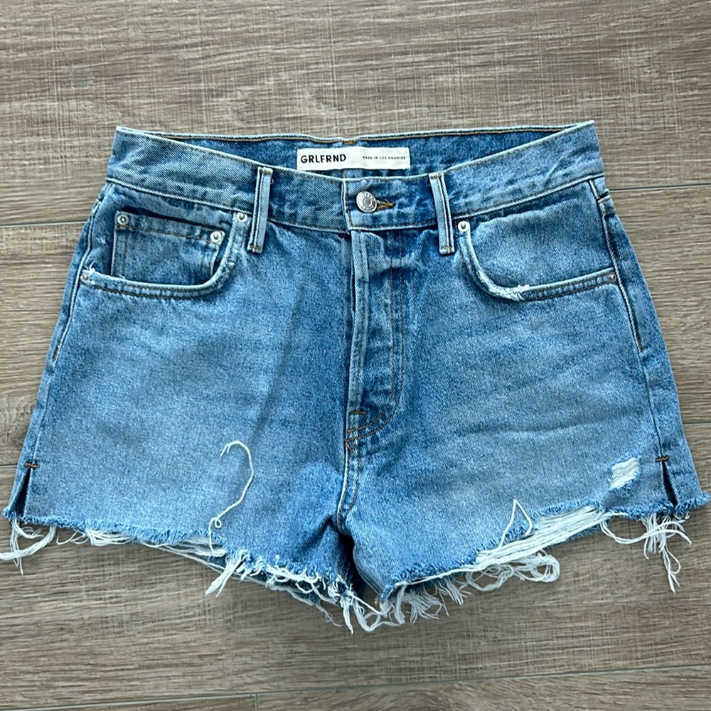 GRLFRND cut off jeans shorts